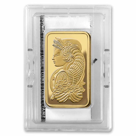 10 oz Gold Bar - PAMP Suisse Lady Fortuna Veriscan® (w/Assay) 10 oz Gold Bar - PAMP Suisse Lady Fortuna Veriscan® (w/Assay)